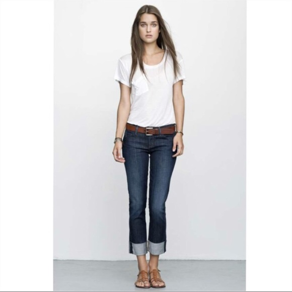 Citizens Of Humanity Denim - Citizens of Humanity Cuffed Cropped Straight Leg